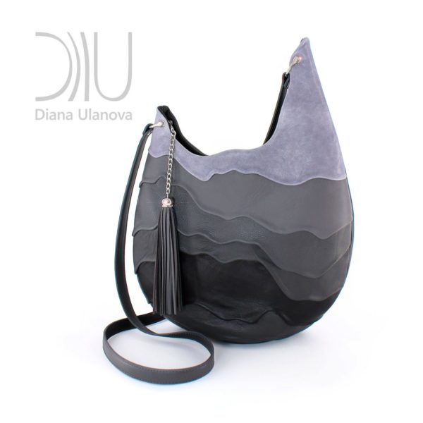 Shoulder Designer Bags. Hive Black/Grey by Diana Ulanova. Buy on women-bags.com