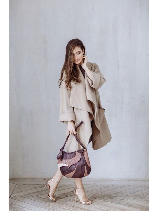 Shoulder Bag Designer. Autumn Legend Beige/Black 1 by Diana Ulanova. Buy on women-bags.com