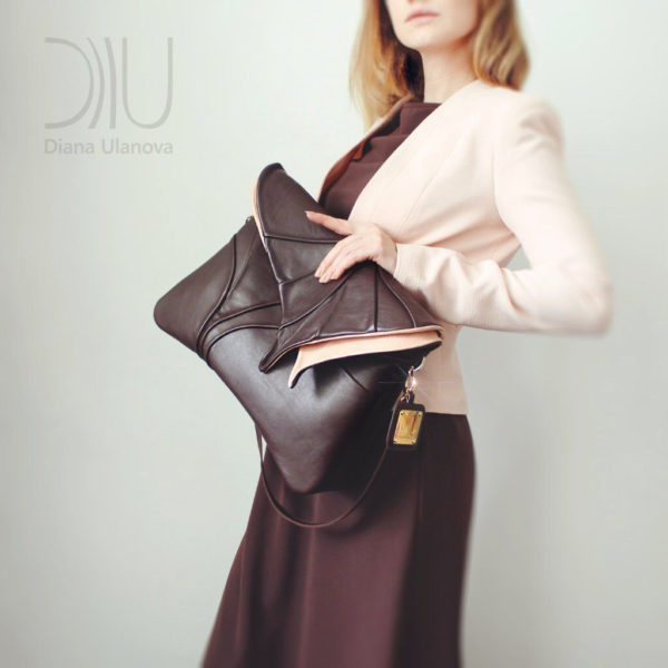 Shoulder Bags Designer. Leaf Maxi 2 by Diana Ulanova. Buy on women-bags.com