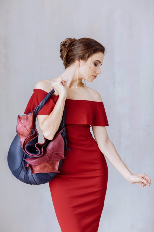 Designer Over Shoulder Bags. Orchid 1 by Diana Ulanova. Buy on women-bags.com