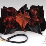 Orchid clutch Black/Orange