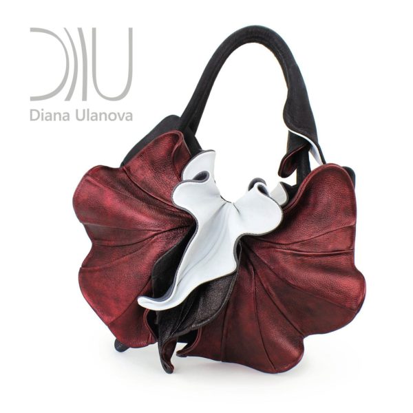 Female Designer Handbags. Orchid New Black/Dark Red by Diana Ulanova. Buy on women-bags.com
