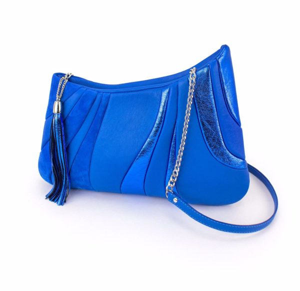 Designer Over Shoulder Bags. Sputnik Blue by Diana Ulanova. Buy on women-bags.com