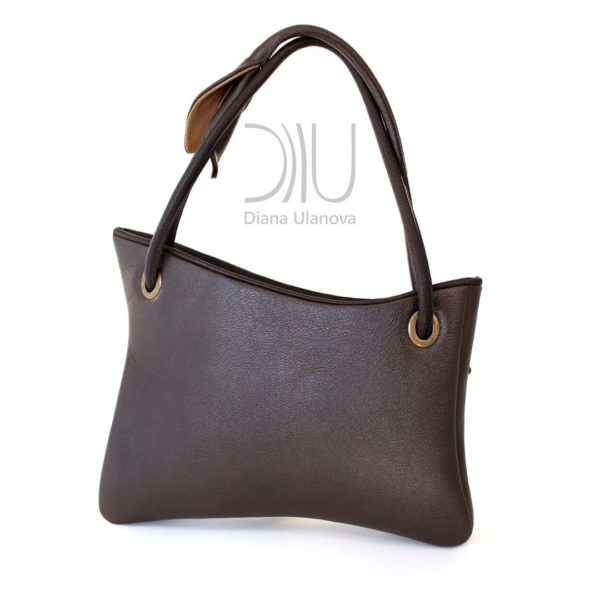 Designer Bags Womens. Feathers Brown/Beige by Diana Ulanova. Buy on women-bags.com