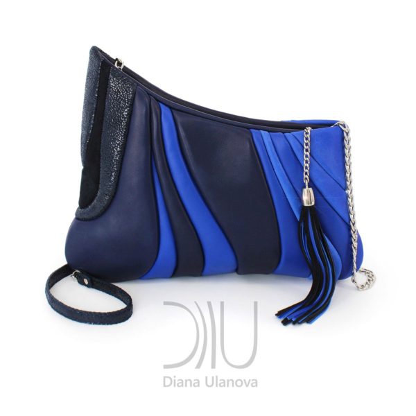 Shoulder Designer Bags. Sputnik Dark Blue by Diana Ulanova. Buy on women-bags.com