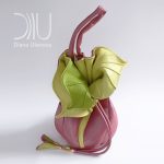 Orchid feedbag Pink/Green