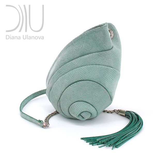 Miniature Designer Bags. Escargot Mini Light Green by Diana Ulanova. Buy on women-bags.com