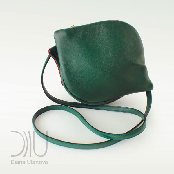 Designer Small Handbags. Rose Mini Light Green by Diana Ulanova. Buy on women-bags.com