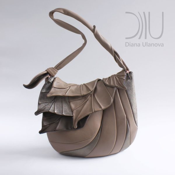 Shoulder Designer Bags. Autumn Legend Beige by Diana Ulanova. Buy on women-bags.com