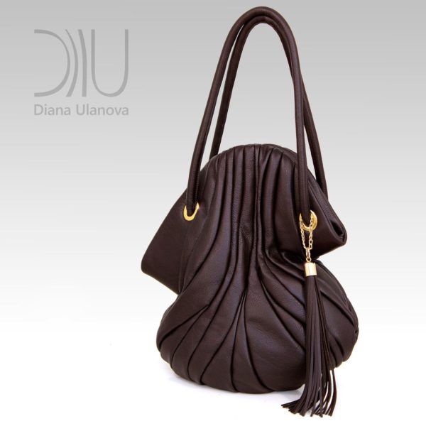 Designer Shoulder Bags On Sale. Elephant Dark Brown by Diana Ulanova. Buy on women-bags.com