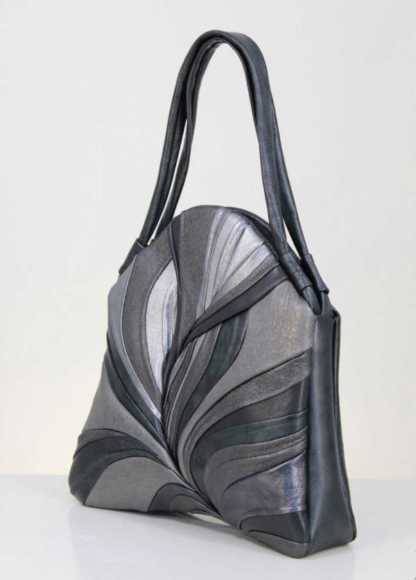 Womens Designer Hand Bags. Feather Maxi Grey by Diana Ulanova. Buy on women-bags.com