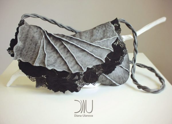 Designer Clutch Bags For Sale. Filigree Clutch Grey 1 by Diana Ulanova. Buy on women-bags.com