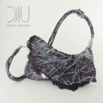 Filigree clutch Grey
