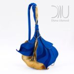 Fleur de lys - blue/gold