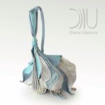 Fleur de lys - blue/silver