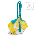 Fleur de lys - blue/yellow