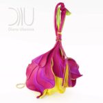 Fleur de lys - pink/yellow