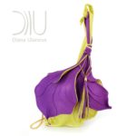 Fleur de lys - purple/yellow