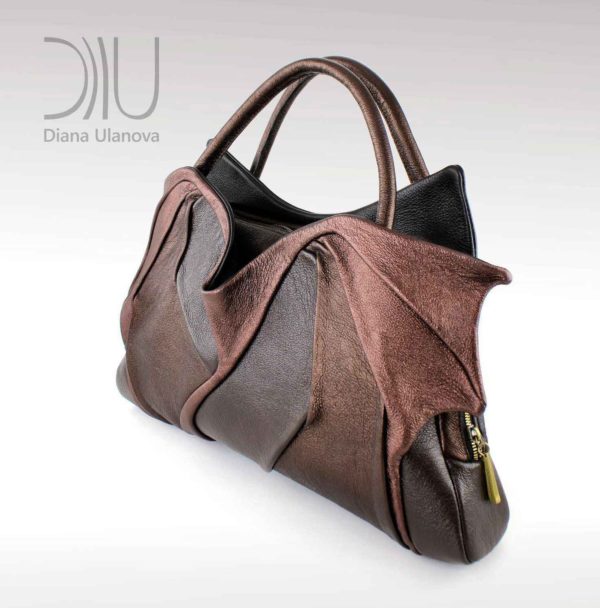 Designer Top Handle Bag. Gothic Brown 2 by Diana Ulanova. Buy on women-bags.com