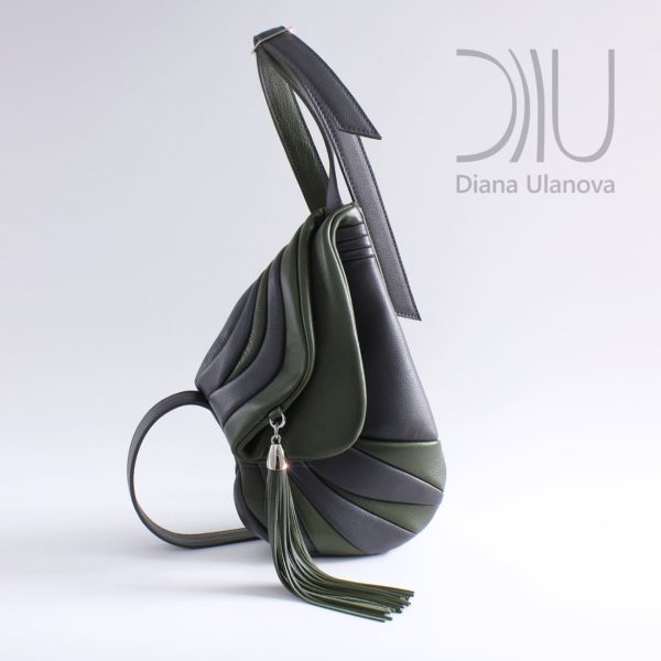 Over The Shoulder Bags Designer. Jockey Gray/Green by Diana Ulanova. Buy on women-bags.com
