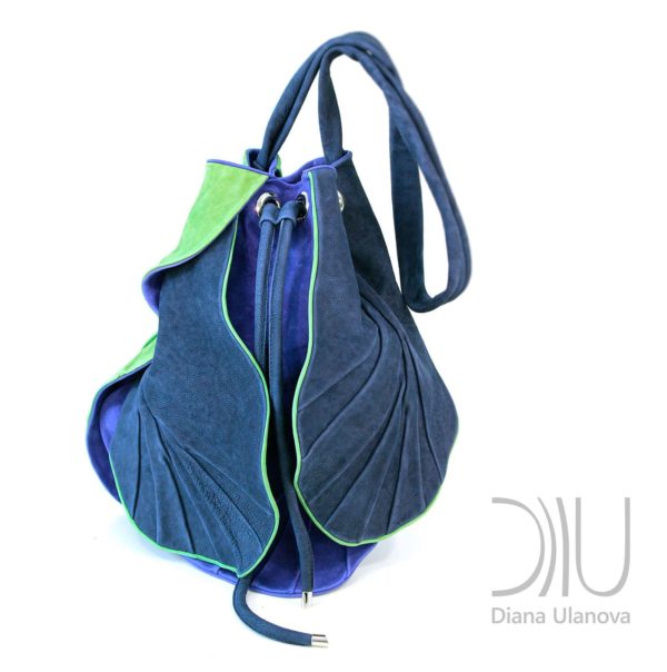 Designer Backpacks Women's. Tulip Blue/Green by Diana Ulanova. Buy on women-bags.com