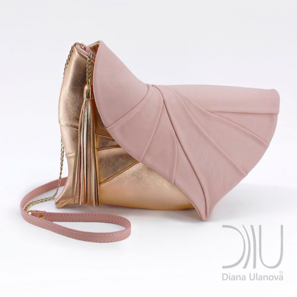 Clutch Bag Designer Sale. Leaf Drop Beige 2 by Diana Ulanova. Buy on women-bags.com