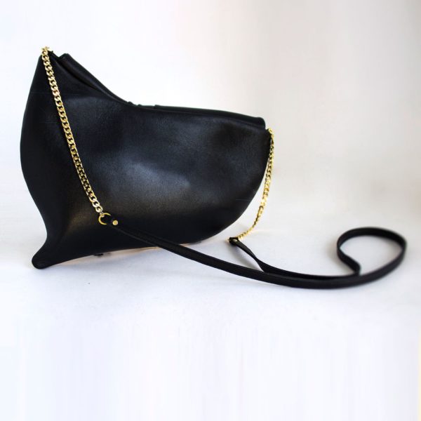 Designer Evening Bags Clutches. Leaf Drop Black Gold by Diana Ulanova. Buy on women-bags.com