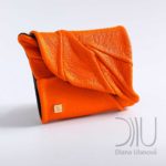 Leaf wallet Orange 2
