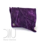 Leaf wallet Purple