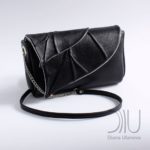 Leaves clutch Black/Silver