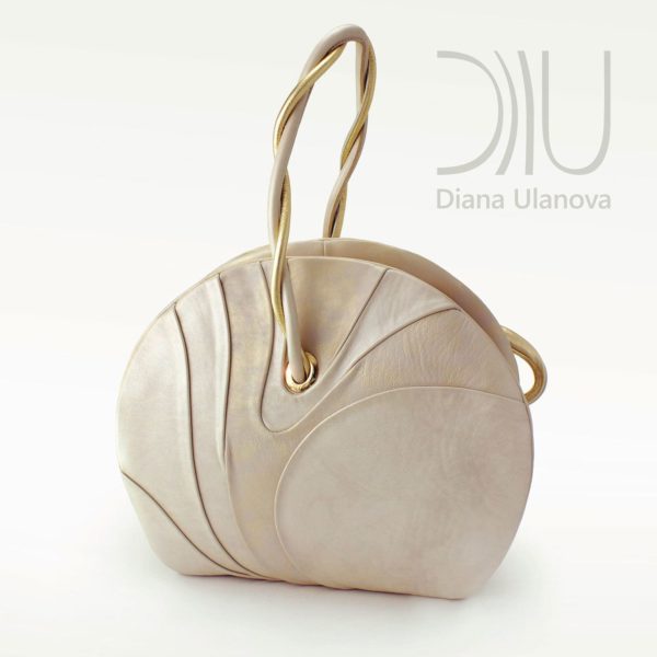 Women Luxury Handbags. Lily Beige 2 by Diana Ulanova. Buy on women-bags.com