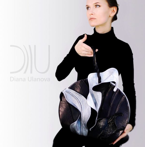 Womens Designer Hand Bags. Lily Black/Silver 3 by Diana Ulanova. Buy on women-bags.com