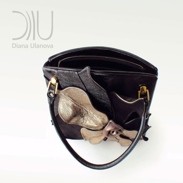 Ladies Designer Bags. Magnolia Black/Gold 4 by Diana Ulanova. Buy on women-bags.com