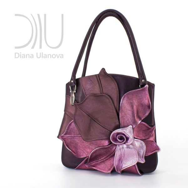 Designer Handbag. Magnolia Burgundy 2 by Diana Ulanova. Buy on women-bags.com