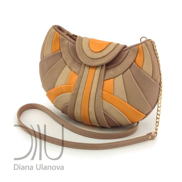 Over The Shoulder Designer Bags. Modern Beige/Yellow by Diana Ulanova. Buy on women-bags.com