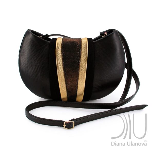 Designer Shoulder Bags On Sale. Modern Black/Gold 4 by Diana Ulanova. Buy on women-bags.com
