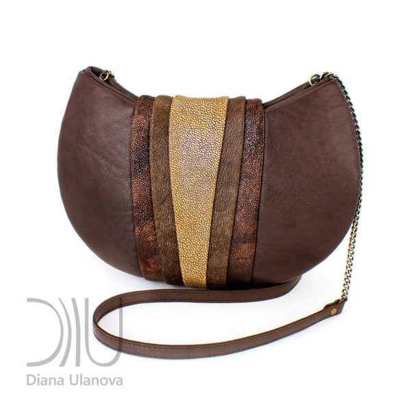 Over The Shoulder Designer Bags. Modern Brown 1-2 by Diana Ulanova. Buy on women-bags.com