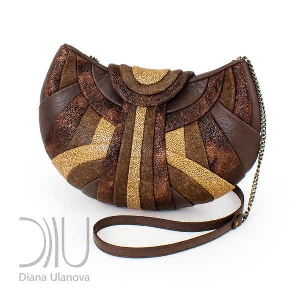 Designer Shoulder Bags For Women. Modern Brown 1 by Diana Ulanova. Buy on women-bags.com
