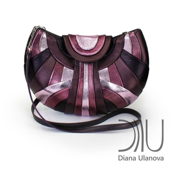 Over The Shoulder Bags Designer. Modern Brown/Purple by Diana Ulanova. Buy on women-bags.com