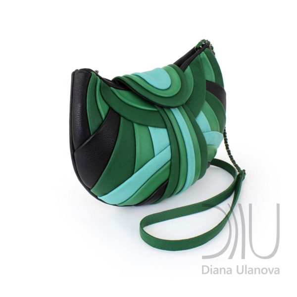 Shoulder Designer Bags. Modern Dark Green 3 by Diana Ulanova. Buy on women-bags.com