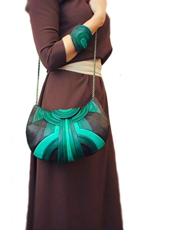 Designer Shoulder Bags For Women. Modern Dark Green 5 by Diana Ulanova. Buy on women-bags.com
