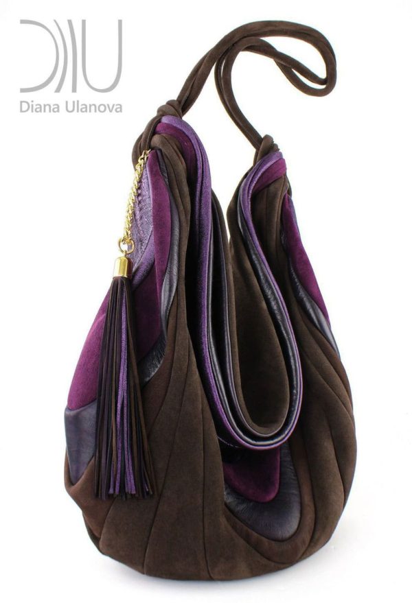 Shoulder Bags Designer. Narnia Purple by Diana Ulanova. Buy on women-bags.com