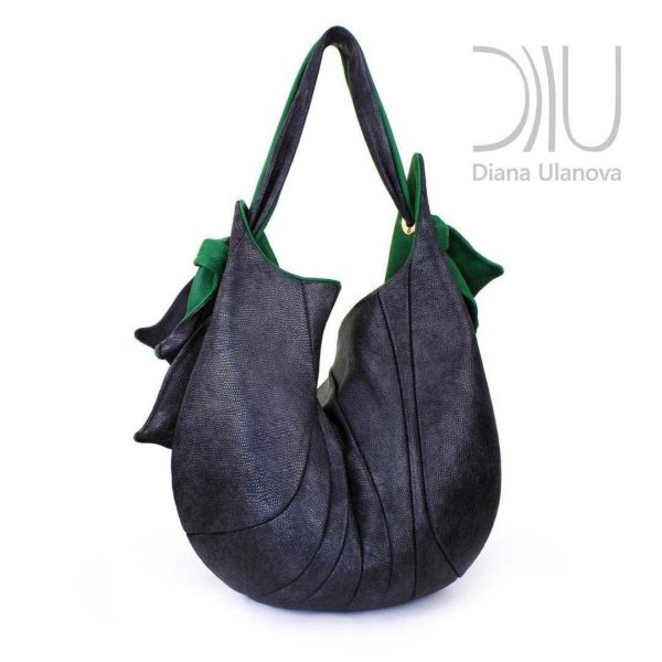 Shoulder Bag Designer. Orchid Blackgreen by Diana Ulanova. Buy on women-bags.com