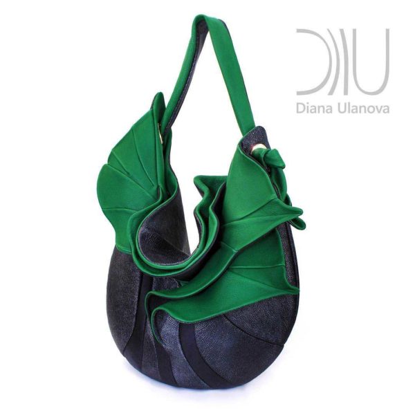 Shoulder Designer Bags. Orchid Black/Green 1 by Diana Ulanova. Buy on women-bags.com