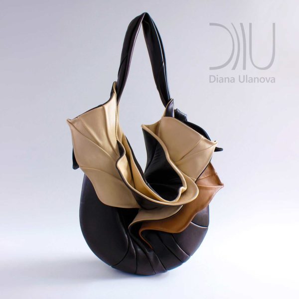 Shoulder Bags Designer. Orchid Brown/Beige 1 by Diana Ulanova. Buy on women-bags.com
