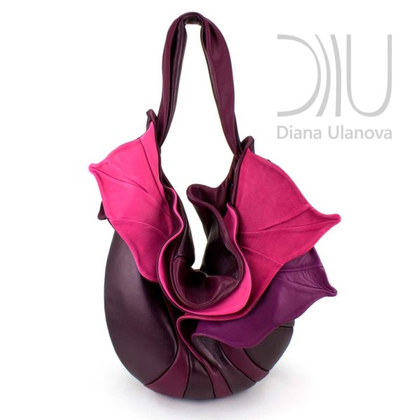Designer Shoulder Bags. Orchid Brown/Pink by Diana Ulanova. Buy on women-bags.com