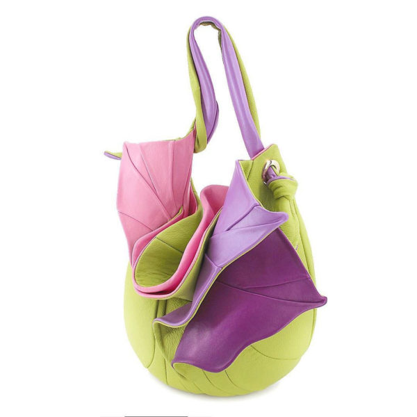 Over The Shoulder Bags Designer. Orchid Green Purple by Diana Ulanova. Buy on women-bags.com