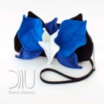 Orchid clutch Black/Blue