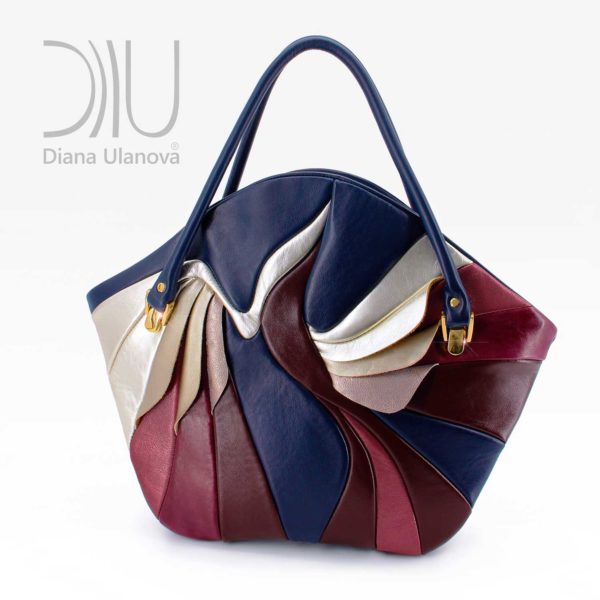 Designer Handbags. Paradise Bird Blue Red by Diana Ulanova. Buy on women-bags.com