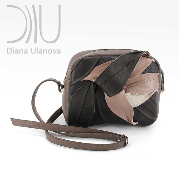 Mini Bags Designer. Bamboo_Mini Beige Black by Diana Ulanova. Buy on women-bags.com